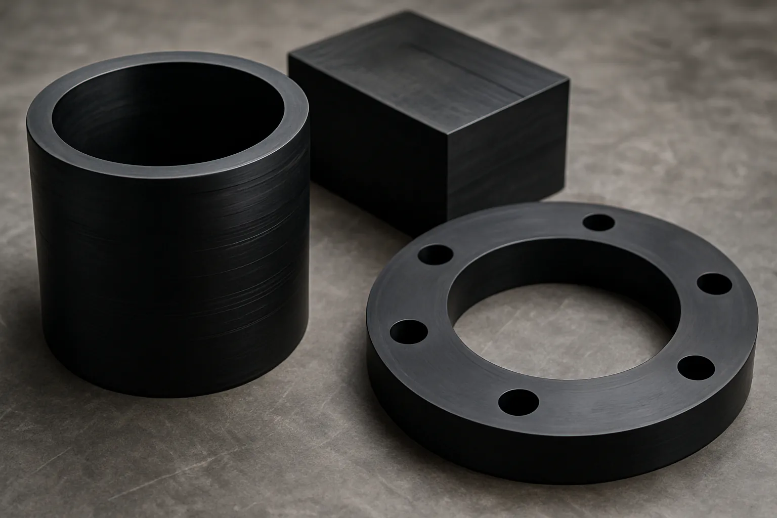 Peças em revestimento Ebonite