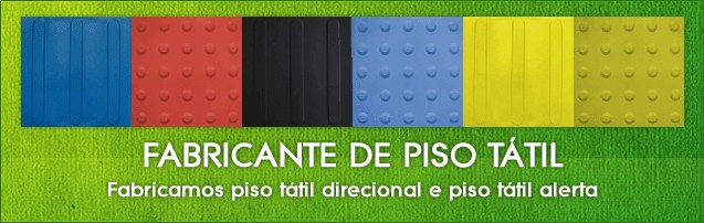 fabricante de piso tatil