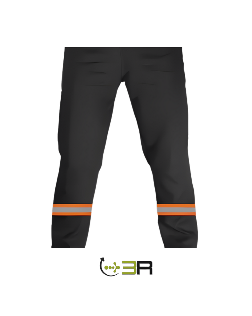 CALÇA UNIFORME BRIM COM FAIXA REFLETIVA
